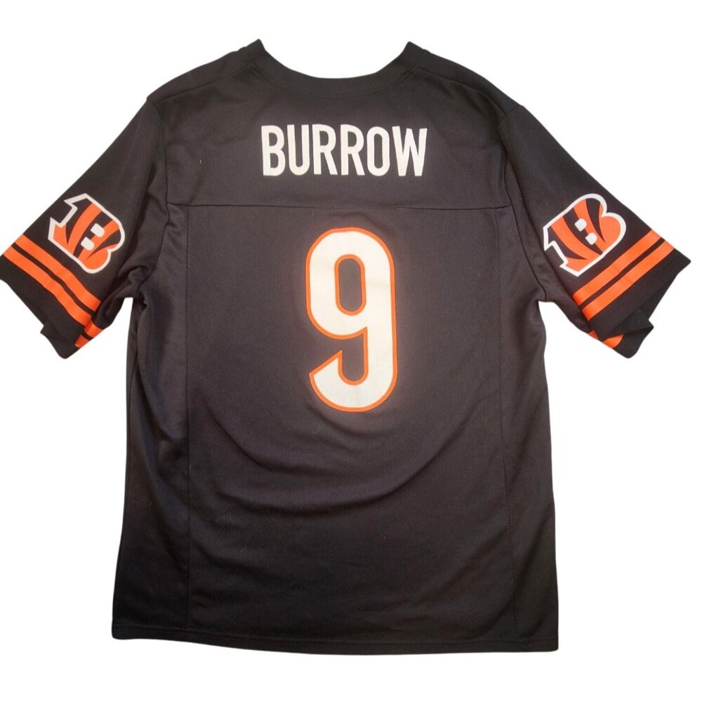 NFL Team Appeal Black Men's Bengals Jersey #9 Joe Burrow Size L - Picture 5 of 5